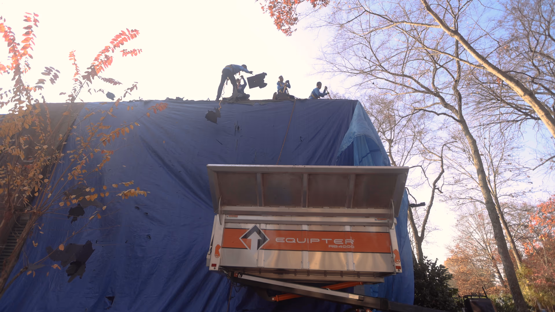 Blue Fox Roofing working in Wesley Chapel, NC